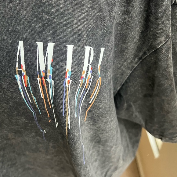 NWT Men’s Mike Amiri Paint Splatter T-shirt Size XL Brand New 100% Authentic - Picture 3 of 6